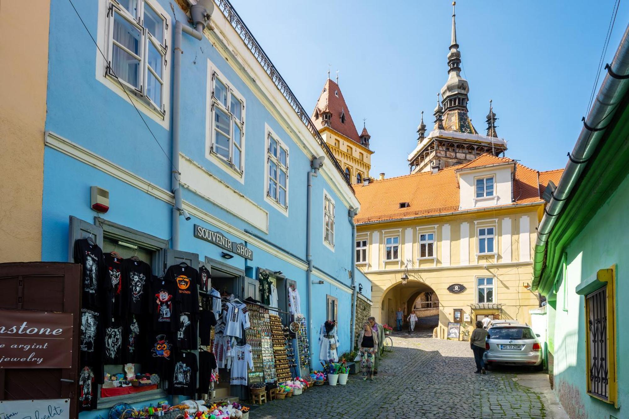 Blue House Citadel Elite Sighisoara Lägenhet Exteriör bild