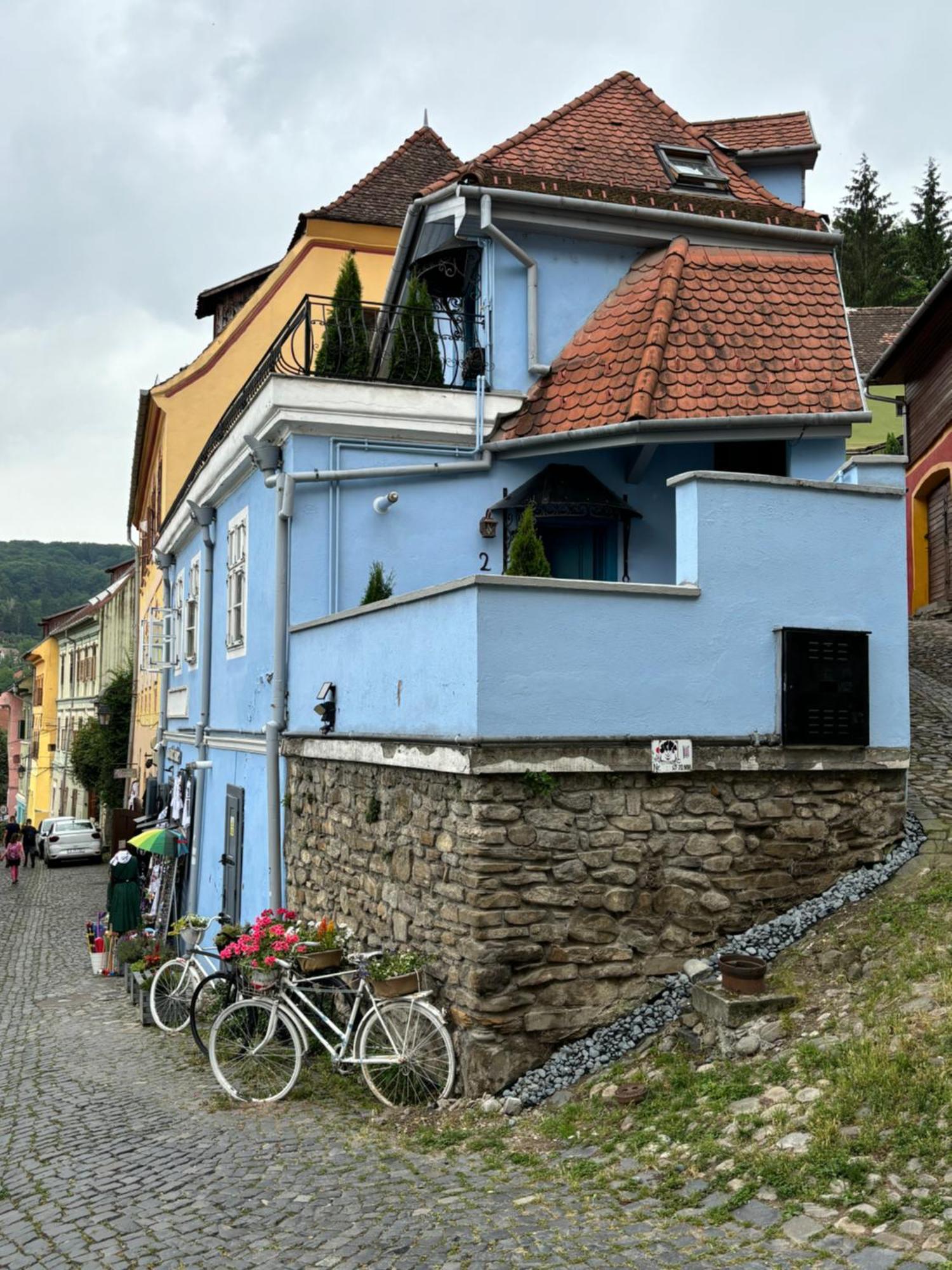 Blue House Citadel Elite Sighisoara Lägenhet Exteriör bild