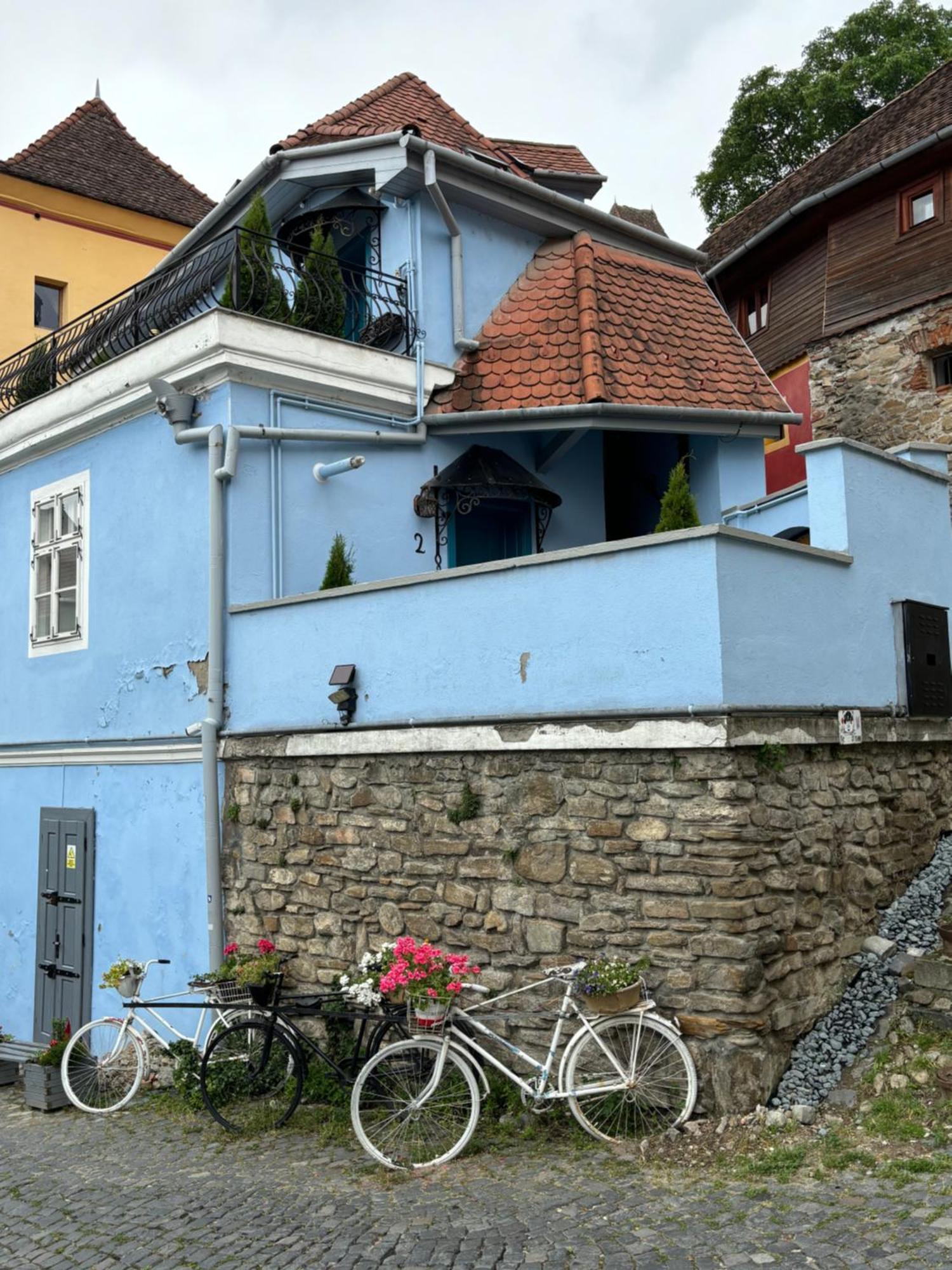 Blue House Citadel Elite Sighisoara Lägenhet Exteriör bild